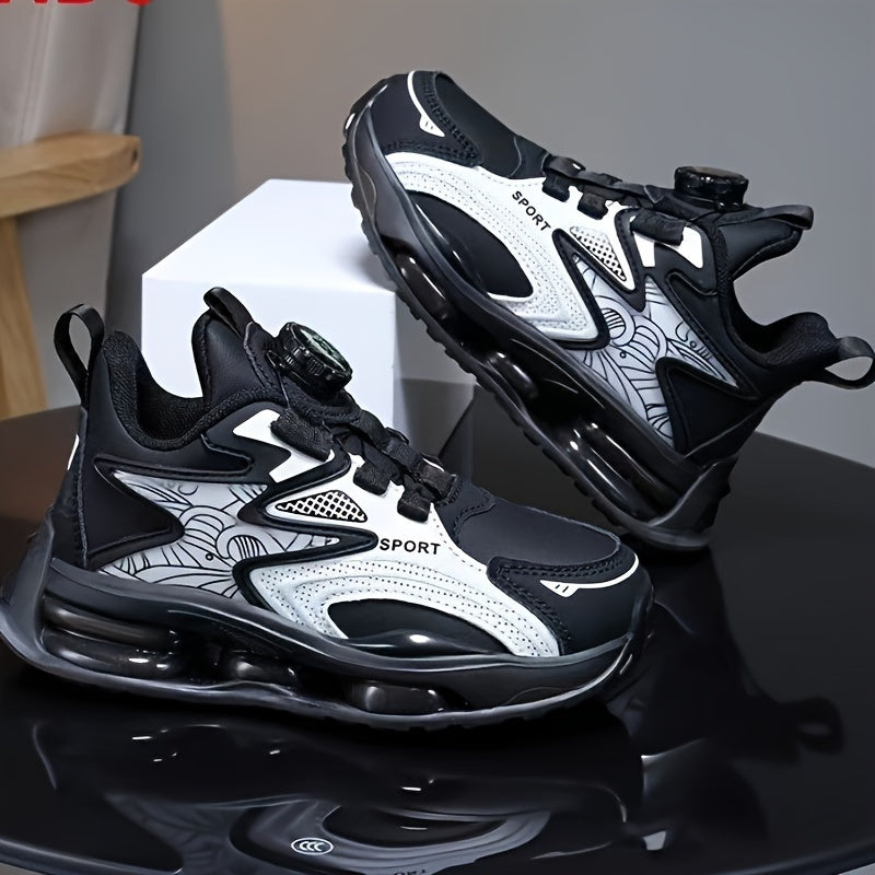 New Fashionable Sports Casual Shoes High Quality Easy Twist Button Anti-Slip Jelly Sole Campus Running Shoes Spring and Autumn Collection