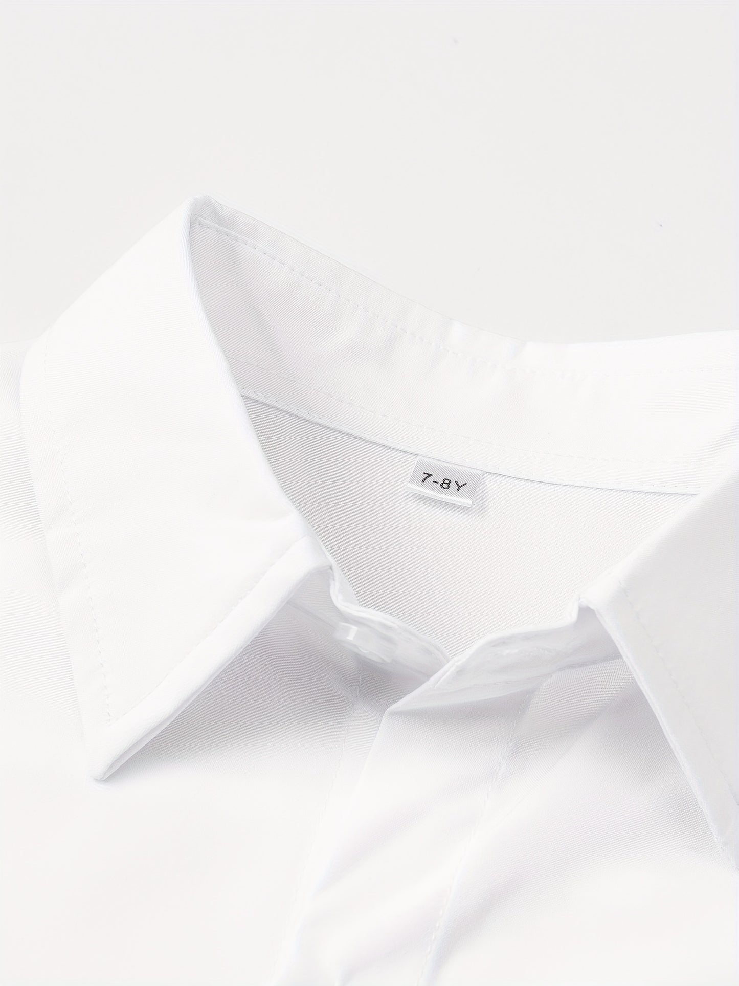 Boys' Classic Casual Long Sleeve Woven Shirt with Pocket