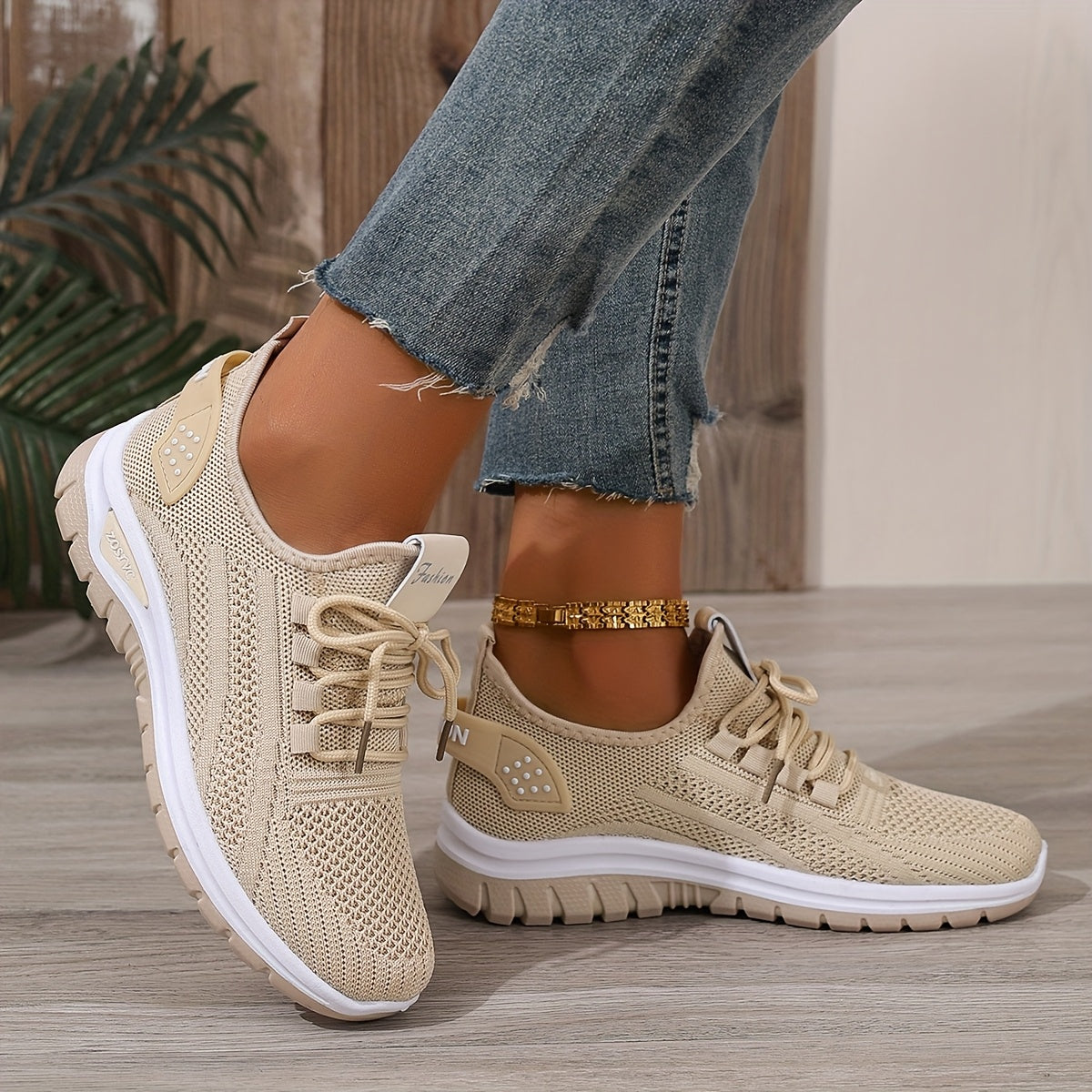 ZOSIVC Cheap Women's Shoes, Slip-on Sneakers for Women, White and Black Comfortable Summer Casual Beach, Vacation, Camping & Casual Attire Shoes | Mesh Upper Ladies' Sneakers - Gifts
