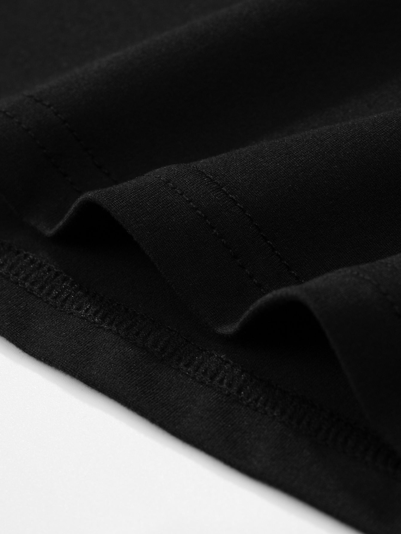Men's Spring/Autumn Semi-High Neck Simple Outdoor Versatile Long Sleeve T-Shirt