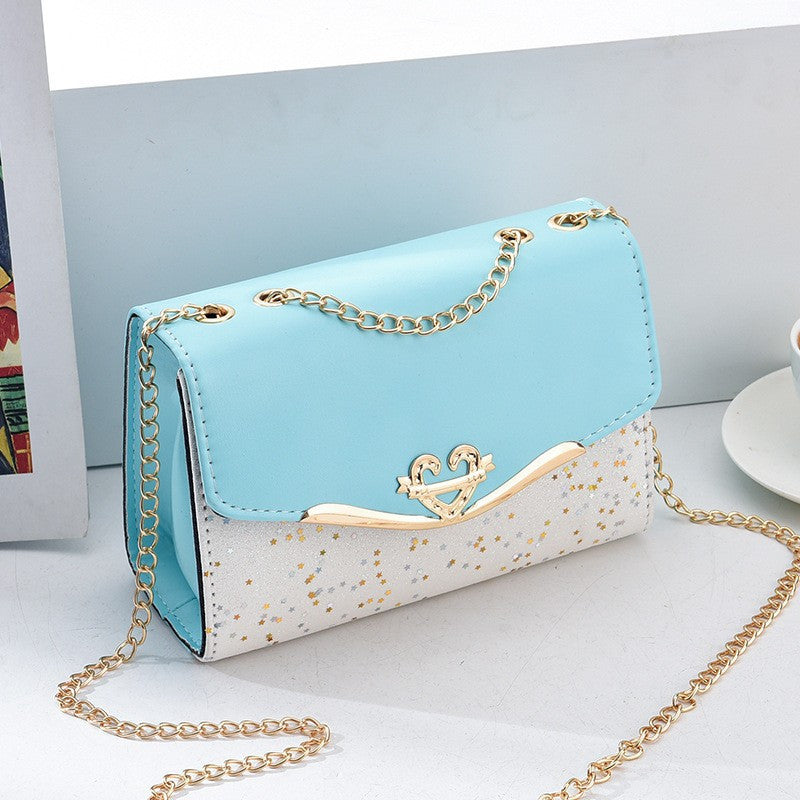 Fashionable New Women'S Shoulder Bag. This One Is a Crossbody Bag with Six Color Options to Choose From. It Is Fashionable Bohemian Beige PU Crossbody Bag with Tassel Charm - City Style Flip-Top Shoulder Bag with Metal Chain