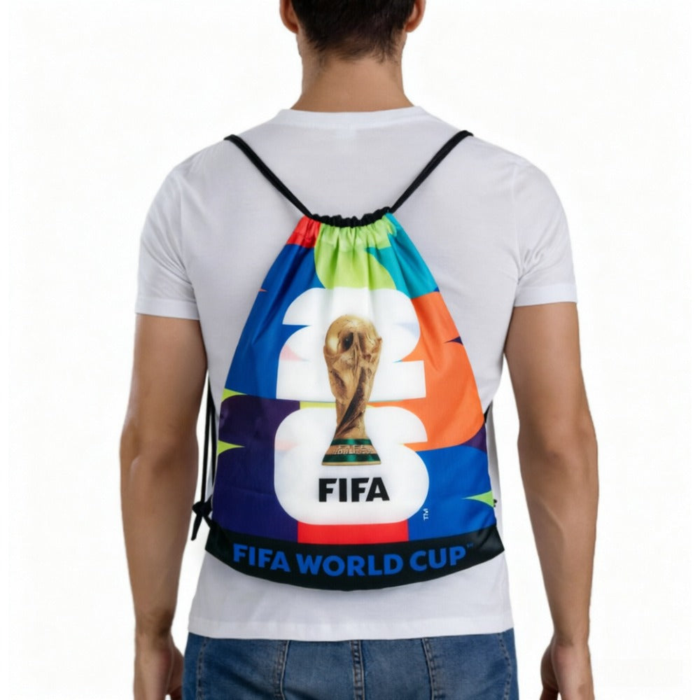 2026 FIFA World Cup Drawstring Bag - Lightweight Oxford Backpack
