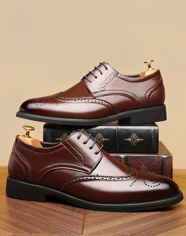 Men's Carved Business Formal Casual Shoes 6661