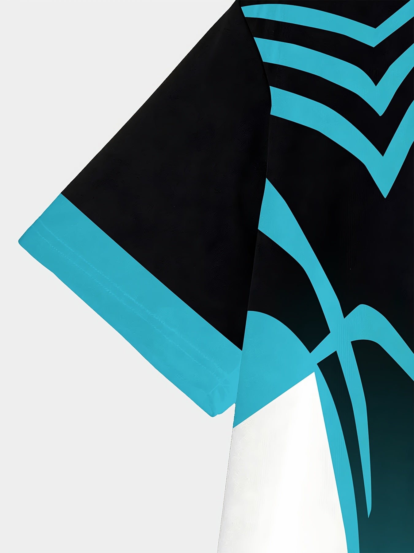 Men'S 3D Printed Graphic T-Shirt - Black, Blue White, Short Sleeve, Round Neck, Casual Fit, All-Season Wear, Casual Attire Modern Graphic Tee Comfortable Fit, PLUS SIZE