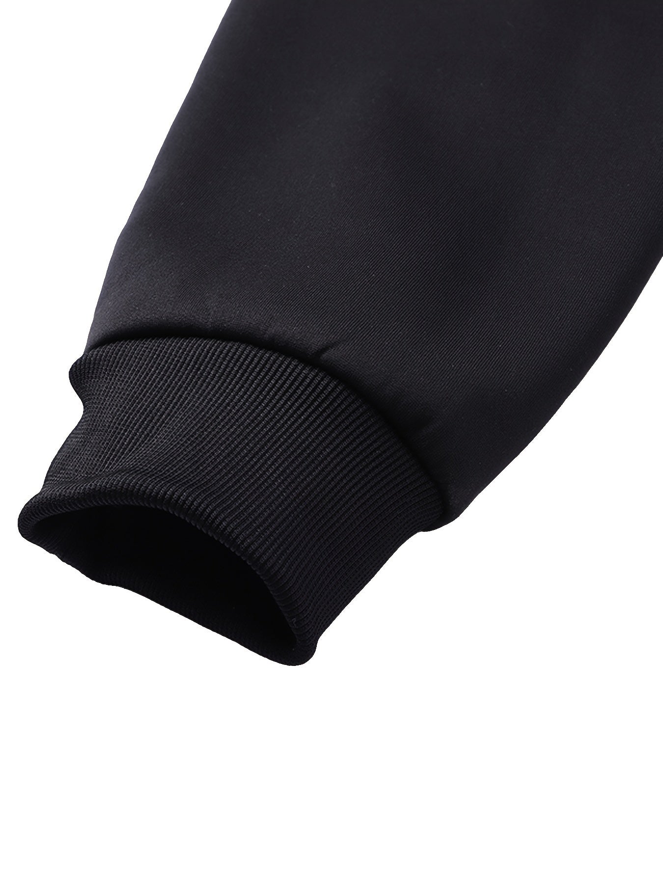 1pc Men'S Casual Style Hooded Jacket, Thick Fleece Lined, Warm