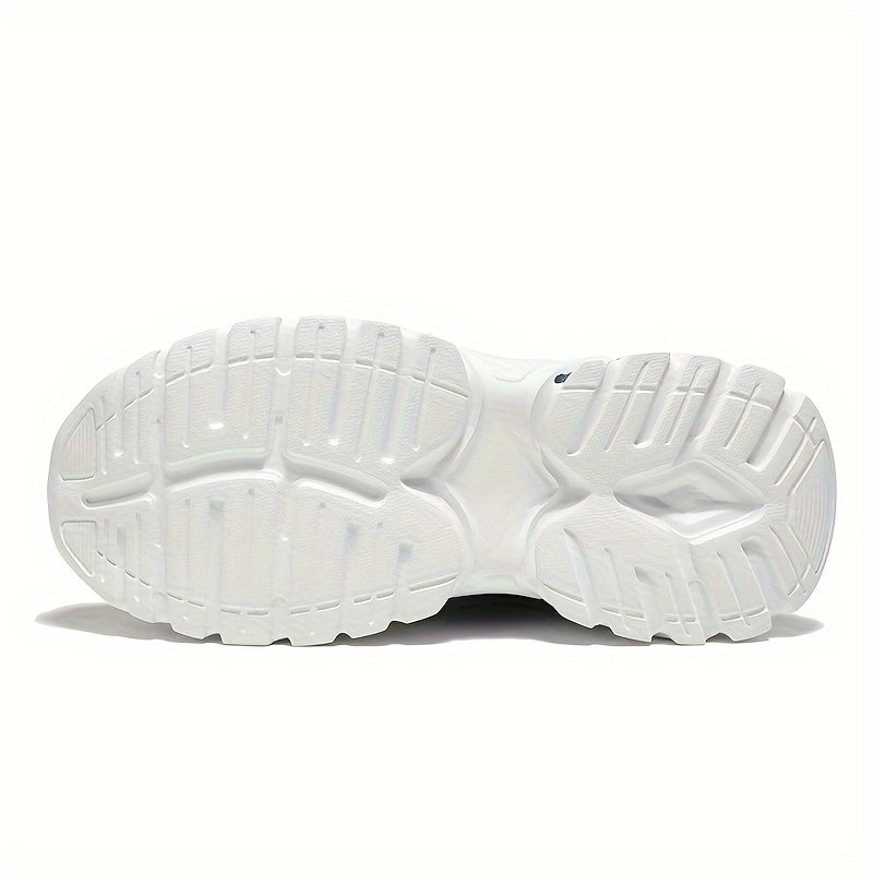 Boys' Fashion Sneakers with Striped Design - Casual Sports Running Shoes with Rotary Buckle Closure, Low Top PU Upper, Fabric Lining, EVA Sole, All-Season Comfort for Daily Wear - Tassel Detail, Round Toe for Ages 14 and Unde