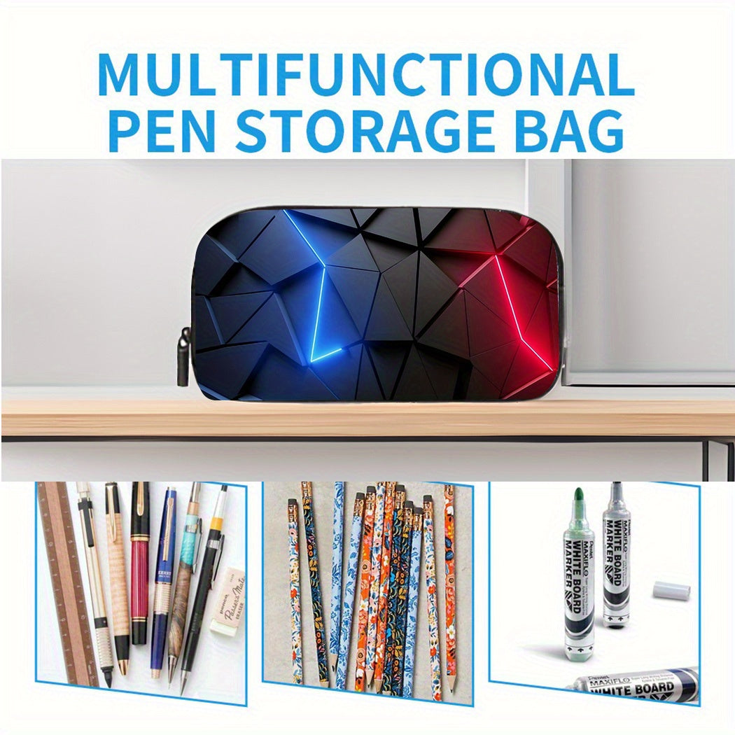 3pcs Gamer Large Capacity Lightweight Nylon Daypack with Lunch Bag Pencil Case, Perfect for, Travel, or Daily Commute, Great Birthday or Holiday Gift, Backpack for Travel