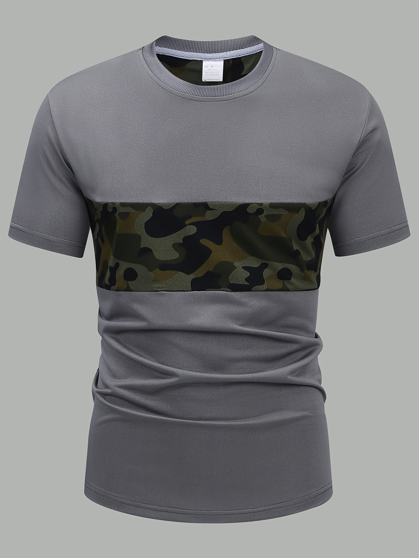 Men'S Camouflage Short Sleeve T-Shirt & Pants Set - Breathable, Quick-Dry Knit Fabric, Casual Style, Regular Fit, Ideal for Outdoor Activities, Hiking, and Fishing, Outdoor Clothing | Casual Style | Comfortable Fit