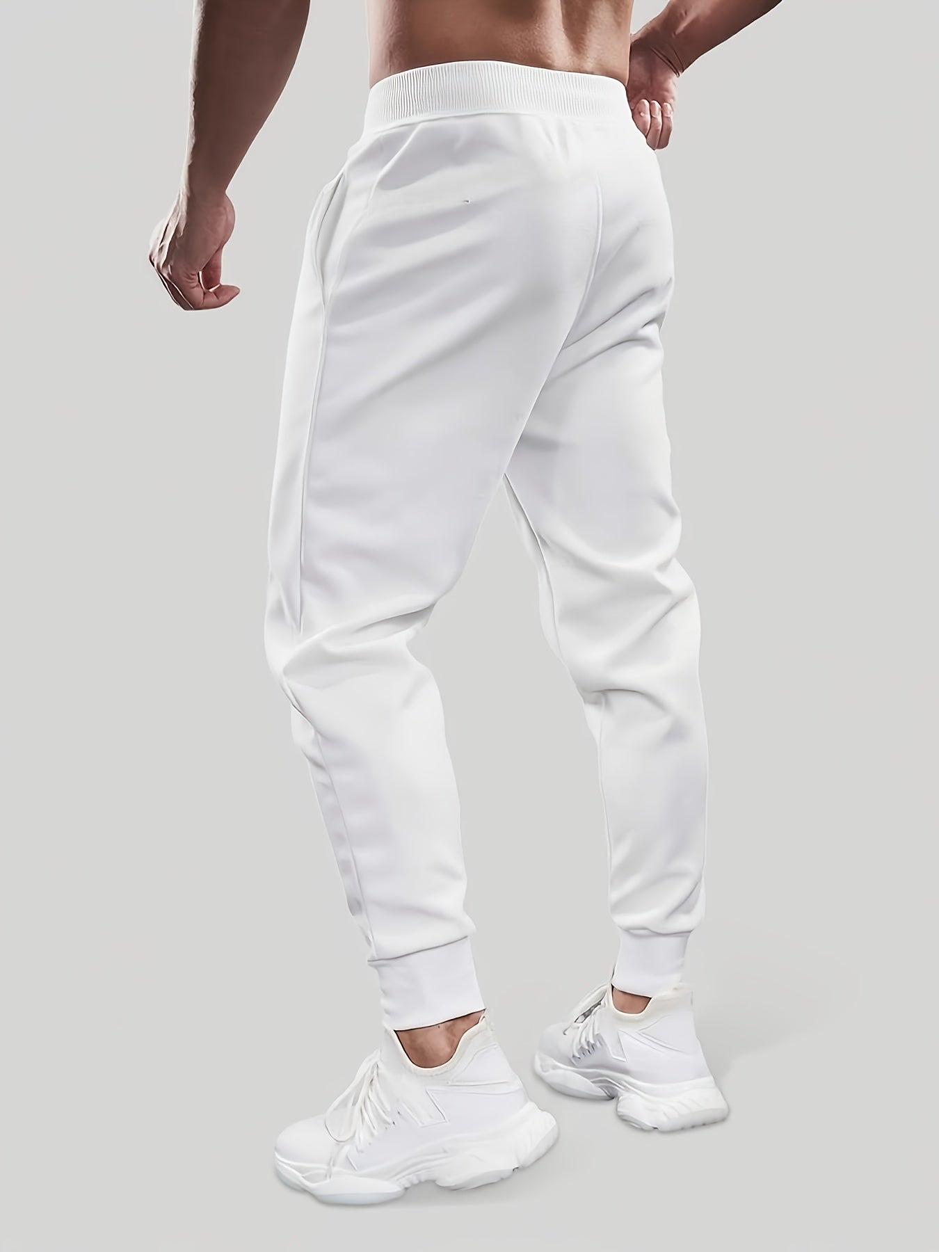 Men's Slim Fit Multi-Pocket Joggers - Lightweight Stretch Knit
