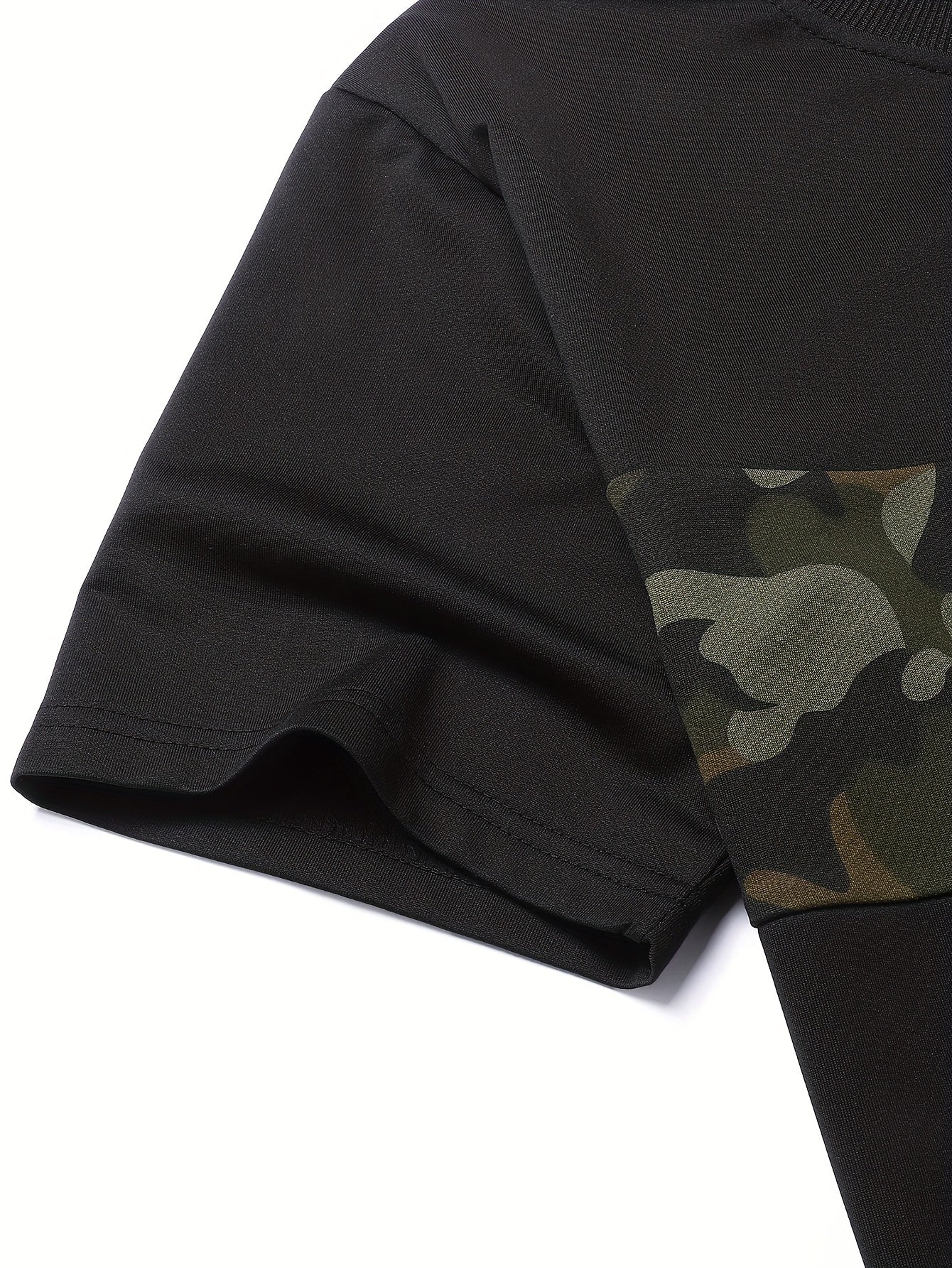 Men'S Camouflage Short Sleeve T-Shirt & Pants Set - Breathable, Quick-Dry Knit Fabric, Casual Style, Regular Fit, Ideal for Outdoor Activities, Hiking, and Fishing, Outdoor Clothing | Casual Style | Comfortable Fit