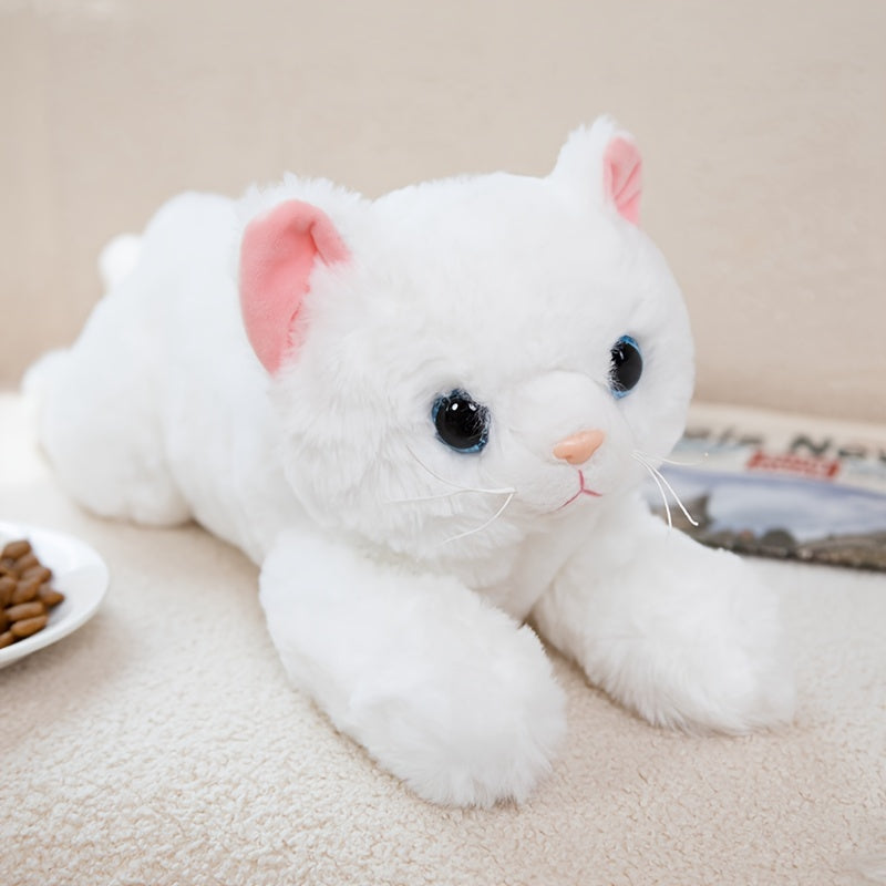 50Cm/19.68In Adorable Plush Toy of a Cat, Perfect for Family Companionship, Soft Stuffed Animal Pillow, Imitation British Shorthair Cat, Ideal Gifts for Loved Ones