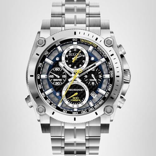 Bulova Men's Icon Quartz Chronograph Watch with Curved Crystal