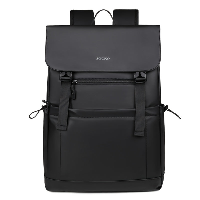Business Travel Backpack Men'S Stylish Black Gray-Green Large-Capacity Backpack with Dry Wet Separation Perfect for Business Trips, Gym, Swim Short Stays Durable Commuter Backpack for Work, School, and Travel 60-I