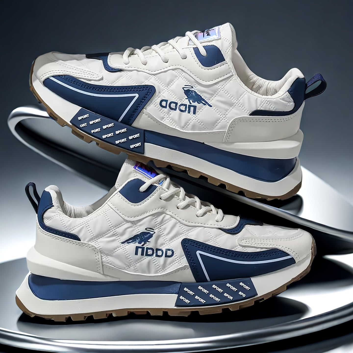 Special Offer Men'S Sports Shoes New Korean Style Trendy Low-Top Breathable Skate Sneakers Fashionable Versatile Dad Shoes