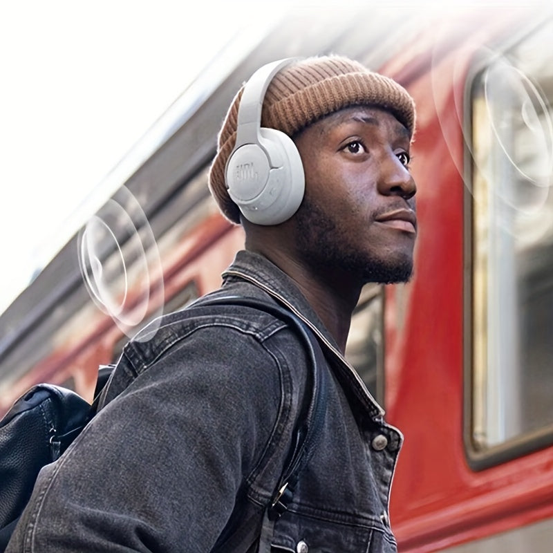 JBL TUNE770NC Wireless Noise Canceling Headphones, Active Noise Cancellation Gaming and Computer Headset for General Use, Sports, Running, Outdoor, Study, High-Quality Earphones with Built-in Microphone