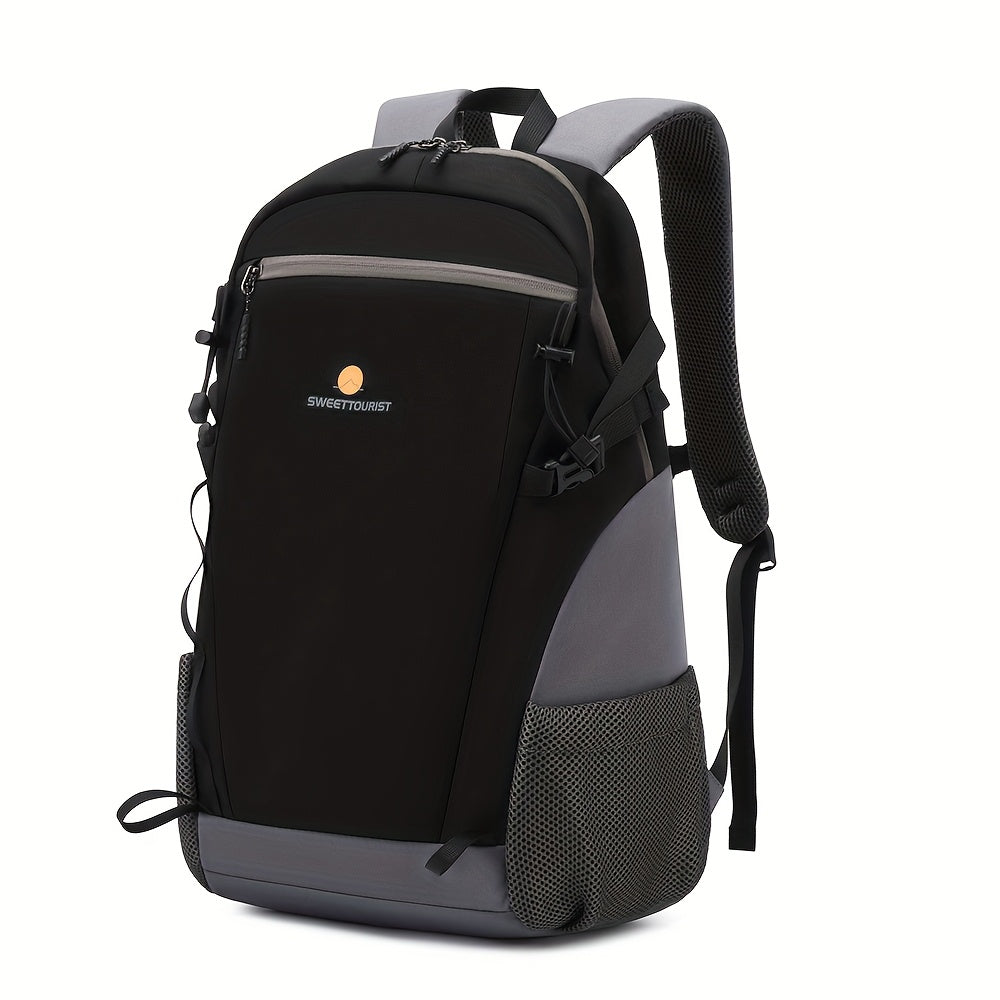 SWEET TOURIST Men'S Lightweight Hiking Backpack - Durable Oxford Fabric, Large Capacity, Adjustable Straps, Multiple Compartments for Outdoor Travel, Sports Casual Use, Hiking Gear, Sturdy Construction