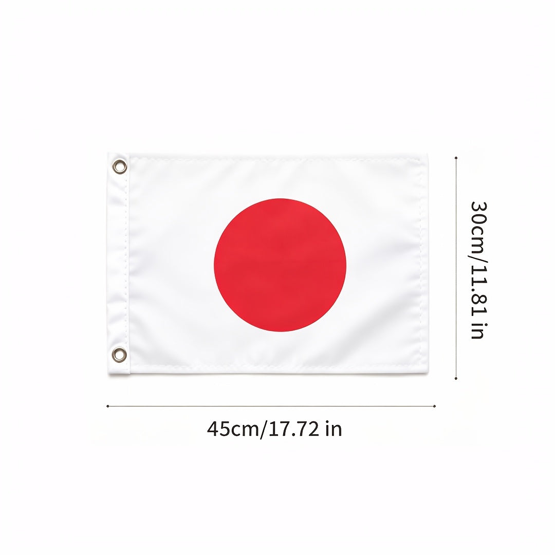 Durable Japanese Flag for Outdoor Yard and Garden Decor, Polyester