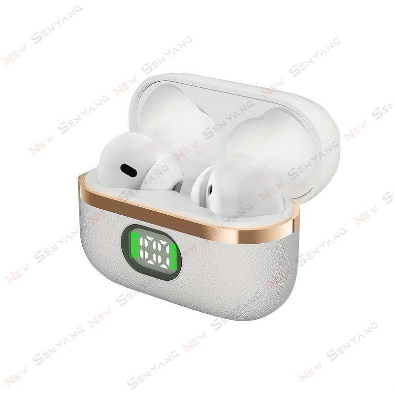 2025 New Style True Wireless in-ear sports music headset mini Earbuds TWS HIFI bass Stereo HD calling Stereo Earphones for Android for iPhone Cellphone gaming Earpieces smart couples headphones, New Senyang