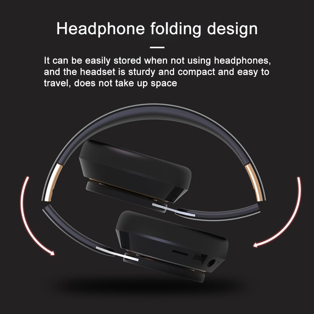 07S Wireless Over-Ear Headphones - Wireless 5.3, Long Battery Life, Soft Earmuffs, HD Sound, Portable & Adjustable for Outdoor Sports and Commuting, Outdoor Sports Headphones|Modern Wireless Headphones|Comfortable Earmuffs