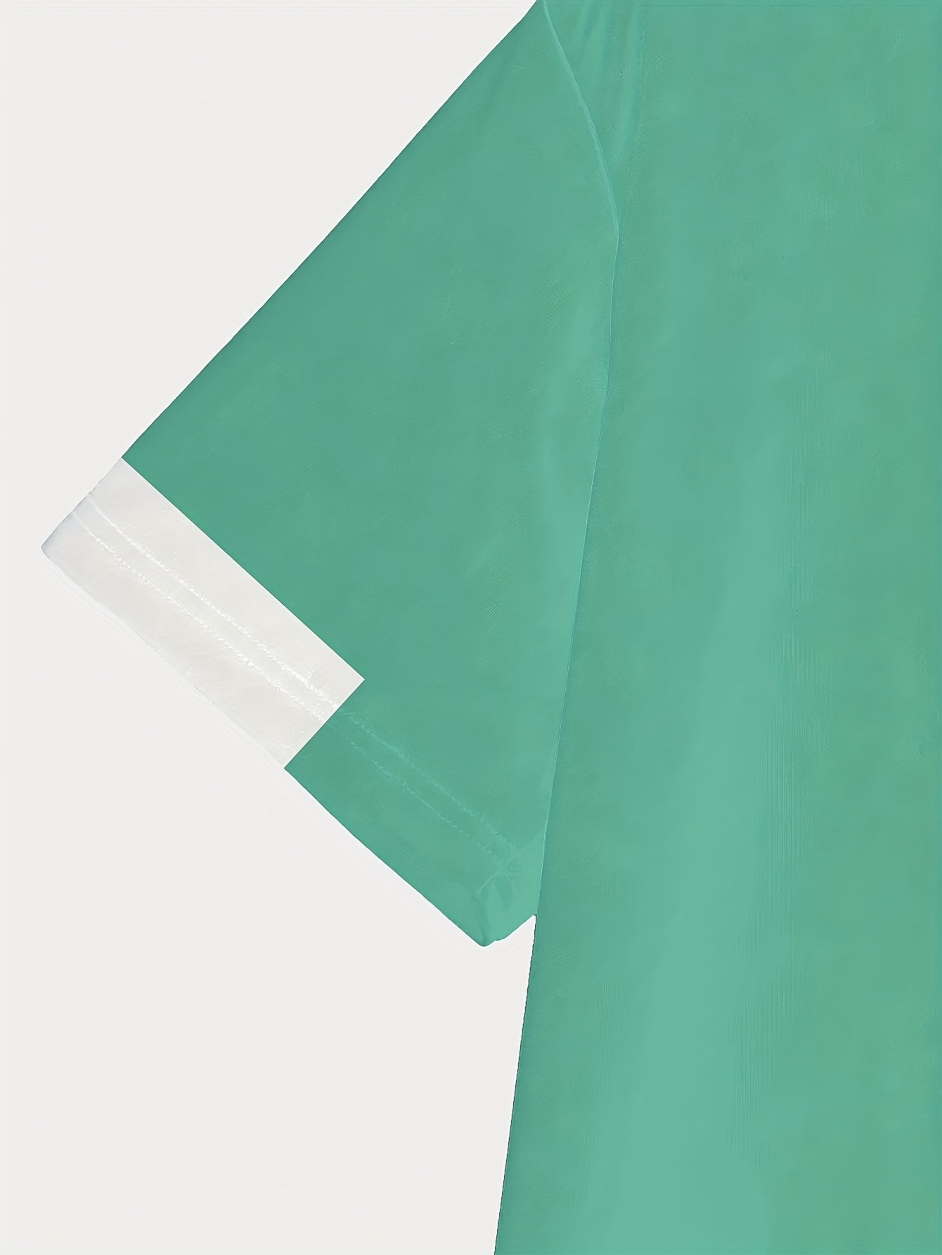 Men'S Paris Graphic T-Shirt - Green Polyester Crew Neck Tee with White Stripes Print - Casual Sporty Knit Top for Casual Attire, Breathable Fabric