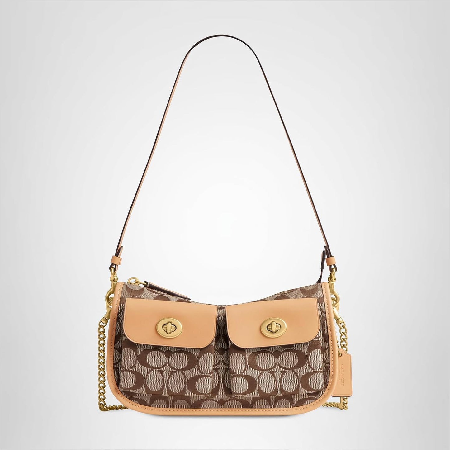Coach Twin Turnlock Waverly Women's Shoulder Bag