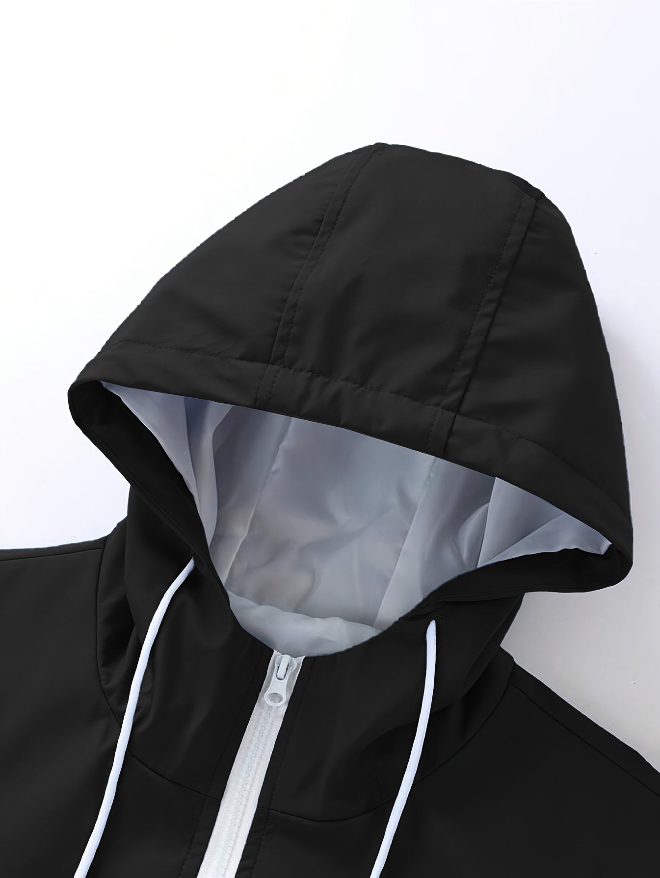 Men'S Casual 2pcs Sports Suit Unisex Couple All-Season Spring/Autumn Color Block Tracksuit with Hooded Cardigan, Zippered Jacket, Long Sleeve Coat, Joggers, Gym, Running, Outdoor Outfit, Elastic Pants, Hoodie, Top, Pants, Two