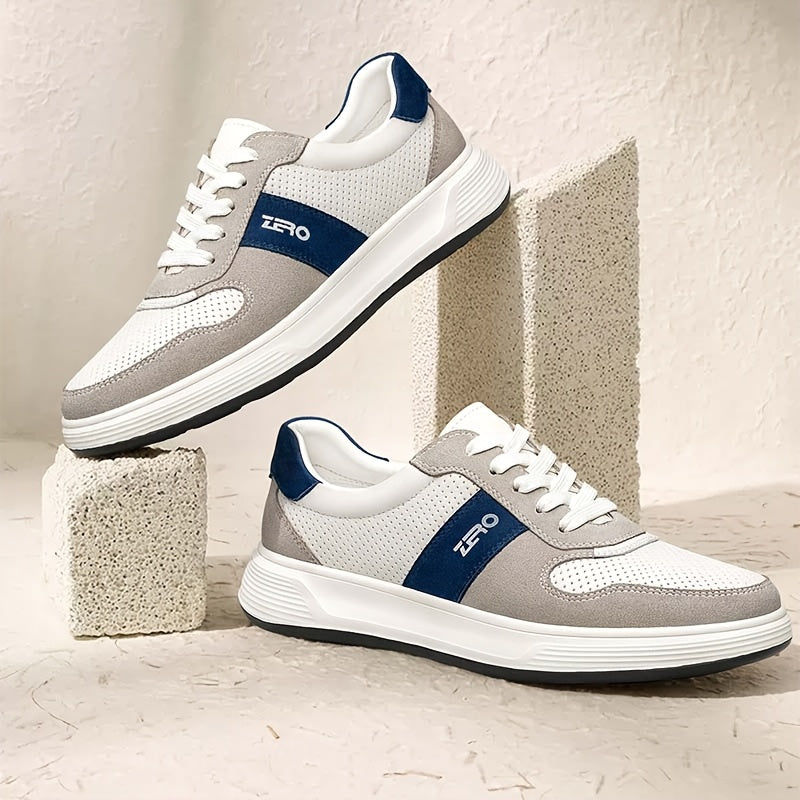 ZRO Zero Degree Men's Lightweight Breathable Leather Sneakers