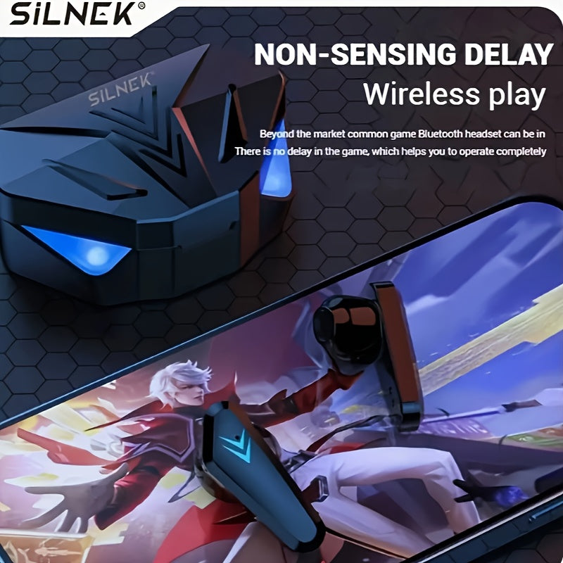 New Wireless Earbuds with LED Display Touch In-Ear TWS True Wireless Sports Music Gaming Headphones Compatible with Smart Devices, Suitable for Low Latency Games and Videos