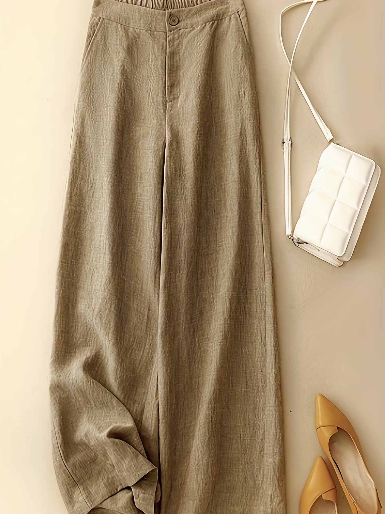 New Season Women'S High-End Shirt with Chinese Style Prints And Solid Color Long Pants Two-Piece Set.