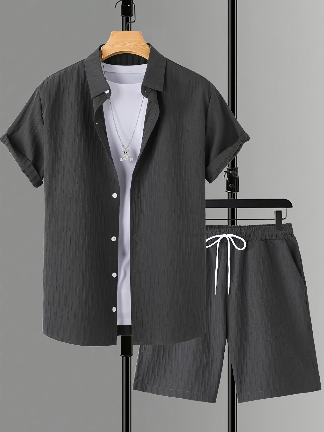 Men's Fashion Casual Shirt Suit