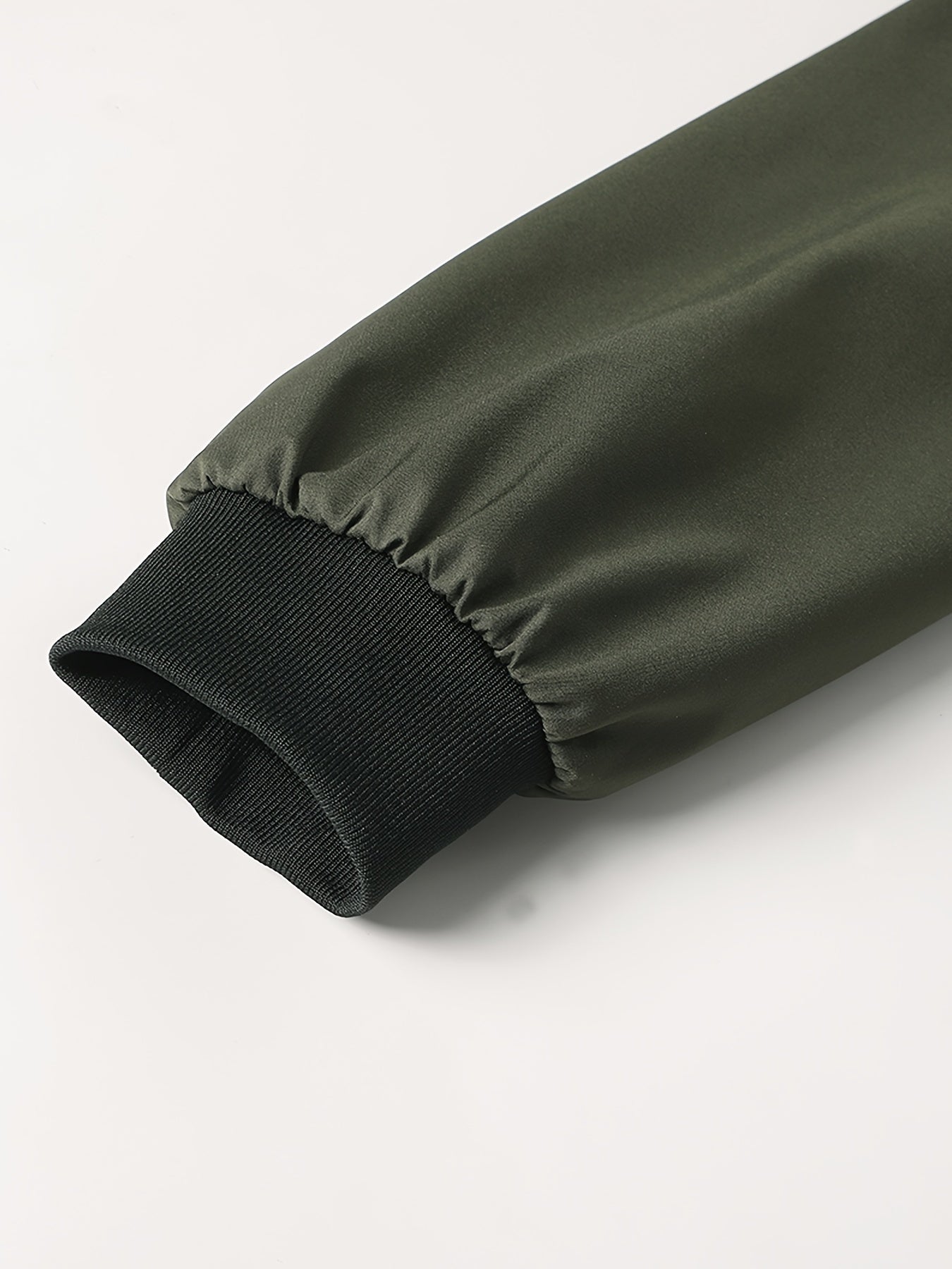 Men's Stylish Windproof Jacket - Solid Color, Stand Collar, Zip-Up with Pockets, Lightweight Polyester for All Seasons, Casual & Outdoor Wear, Allseason Jacket | Zipup Jacket | Polyester Jacket, Windbreaker Jacket