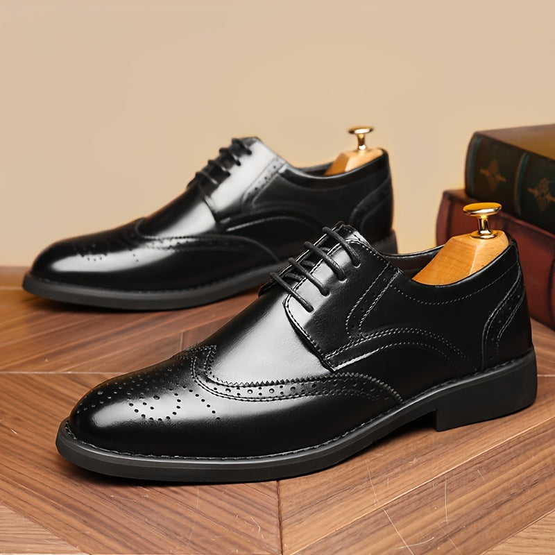 Men's Carved Business Formal Casual Shoes 6661