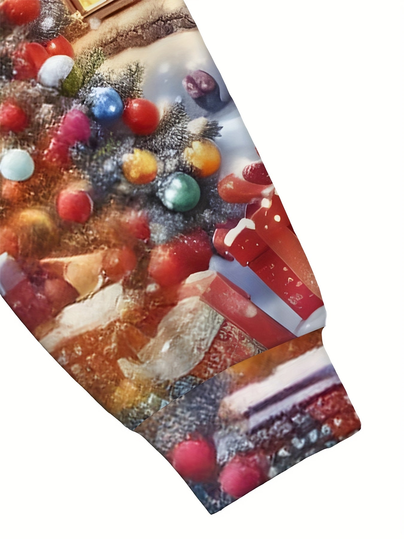 Boys' Digital Print Hooded Sweatshirt and Sweatpants Set - Christmas Hooded Pullover and Long Pants Two-Piece Set, Perfect for Outdoor