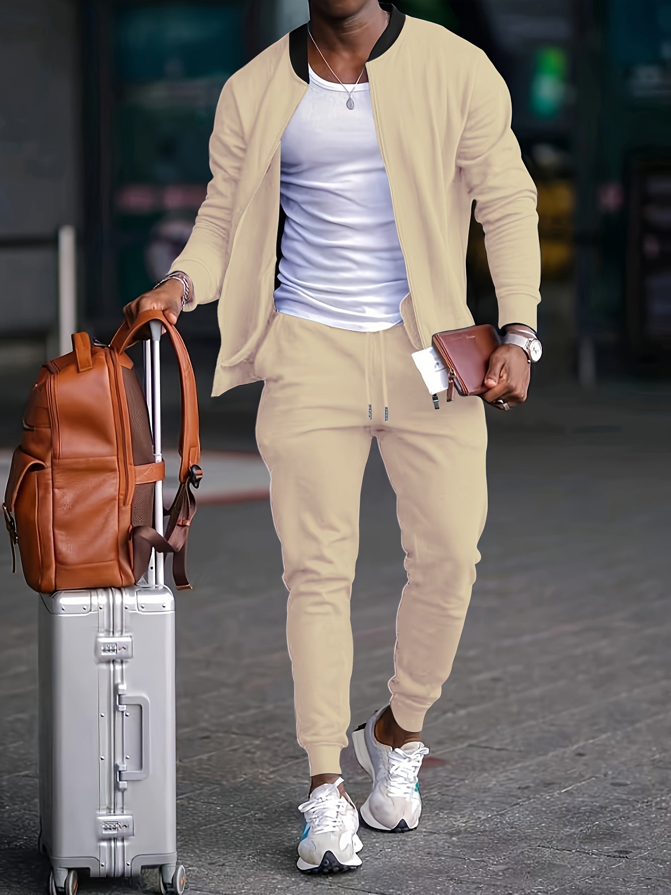 New Spring and Autumn Sports Casual Men's Suit Jacket