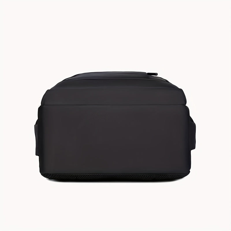 Unisex Black Backpack with Multiple Compartments, Adjustable Straps & Secure Zipper Closure - Durable Fabric for School, Work, Travel & Casual Use, Backpack for School, Work Commute, Travel Bag, Minimalist Design, Sturdy Cons