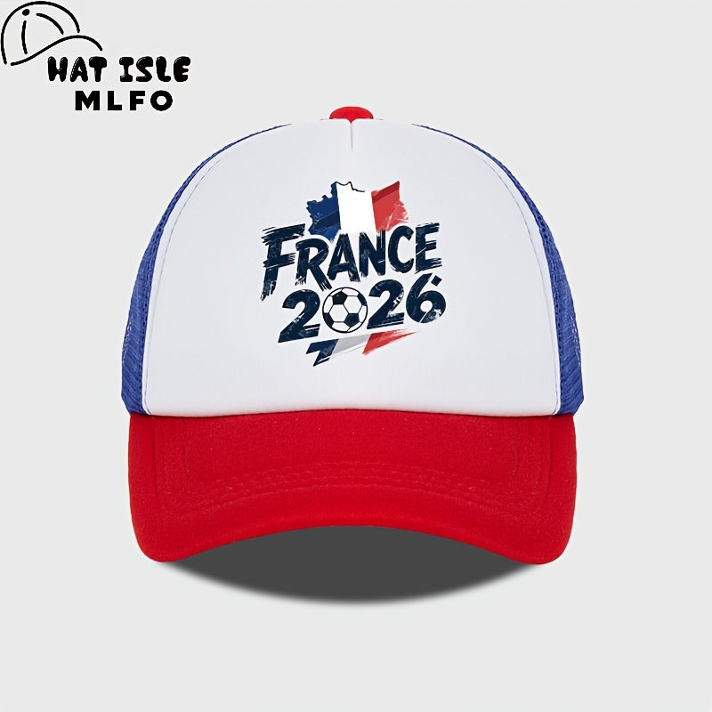 2026 France Football Printed Adjustable Baseball Cap