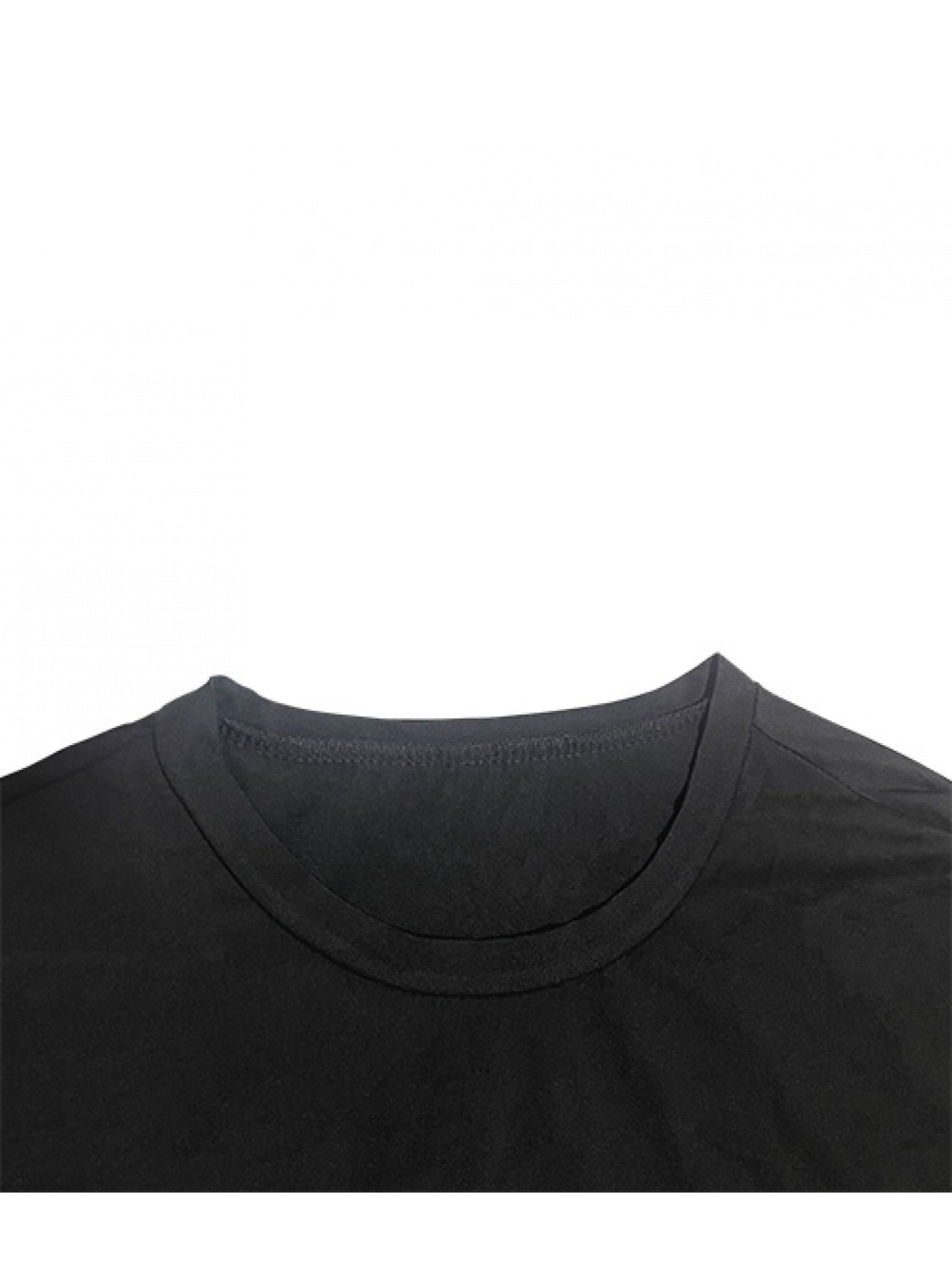 Men'S Brown T-Shirt with ECG Heartbeat Graphic - Casual Streetwear, Short Sleeve, Round Neck, Stretch Fabric, All-Season Comfort, Casual Streetwear Tee Round Neck Tshirt Comfortable Fit
