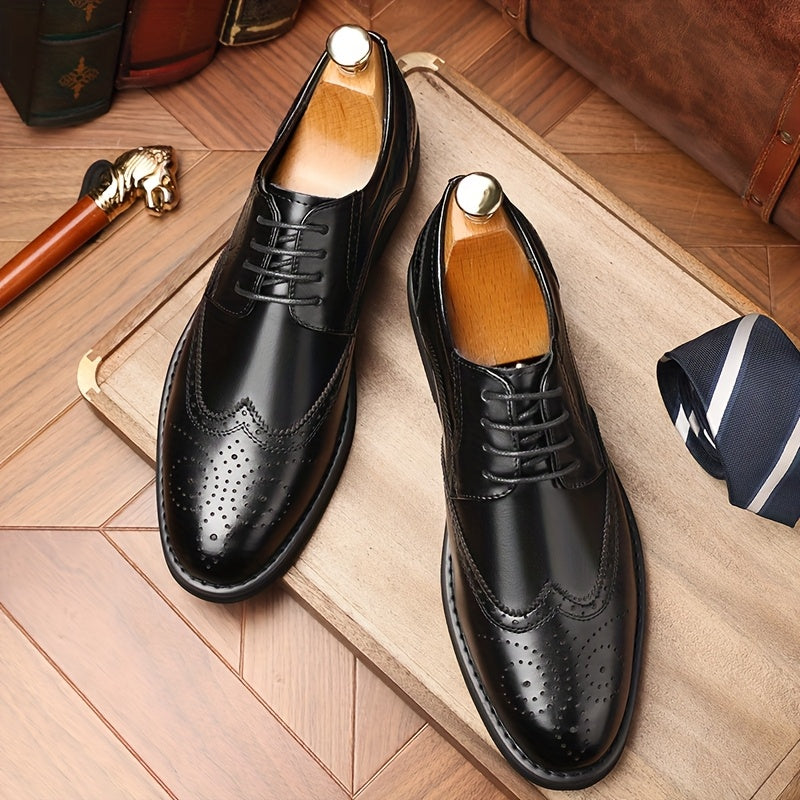 Men's Carved Business Formal Casual Shoes 6661