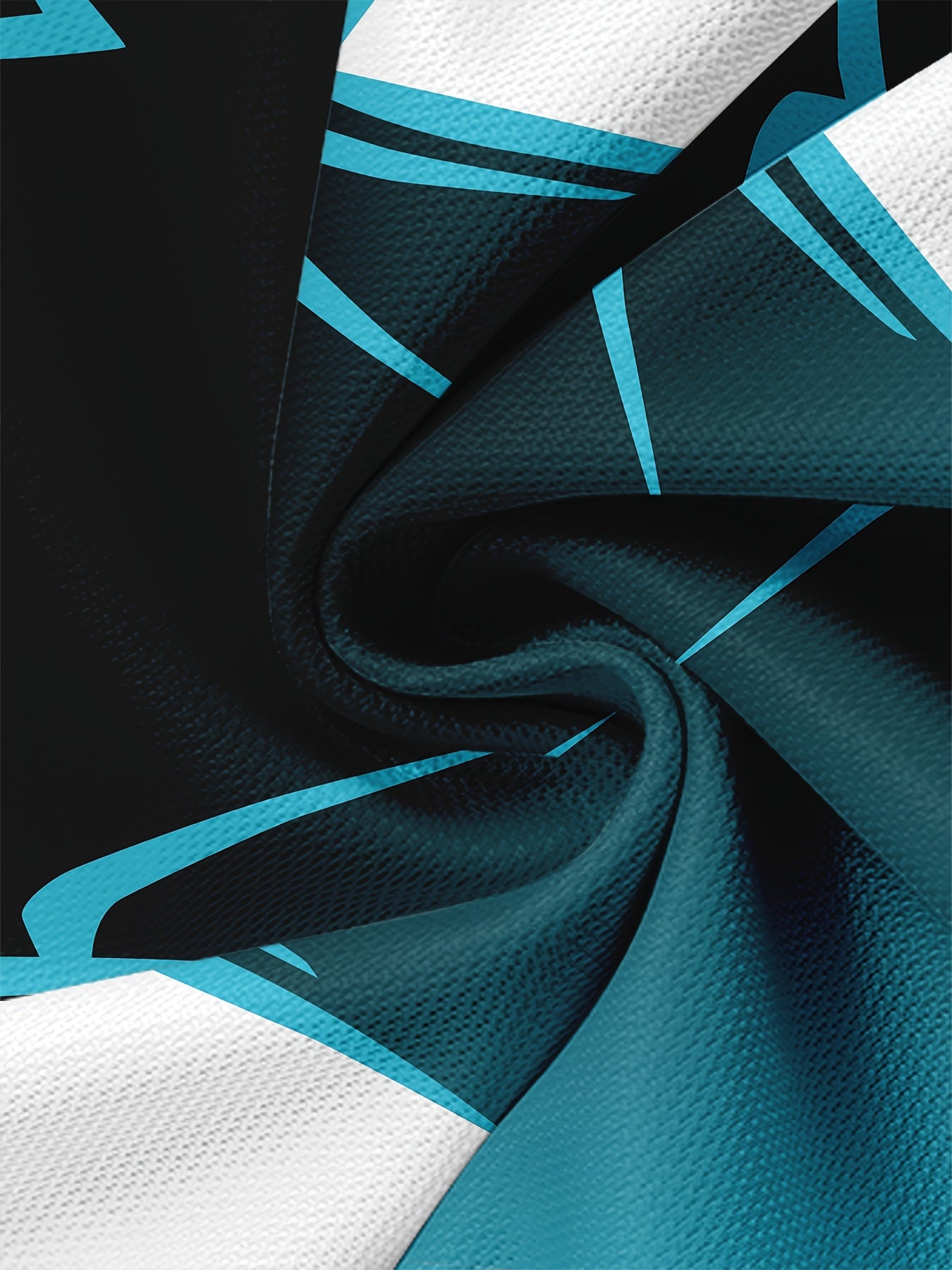 Men'S 3D Printed Graphic T-Shirt - Black, Blue White, Short Sleeve, Round Neck, Casual Fit, All-Season Wear, Casual Attire Modern Graphic Tee Comfortable Fit, PLUS SIZE