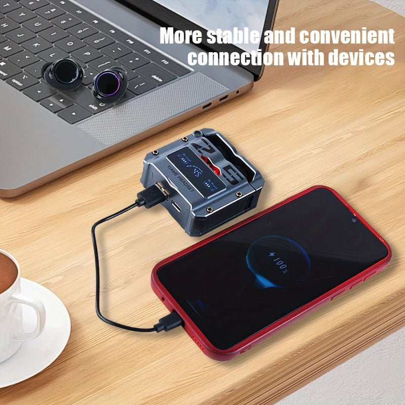Wireless Earphones, Wireless 5.3 Earphones, 13Mm Speaker, Type-C Fast Charging Case, Stereo Wireless in Ear Earphones for Iphone And Android, Gaming, Business, Sports Earphones, in Ear Microphone