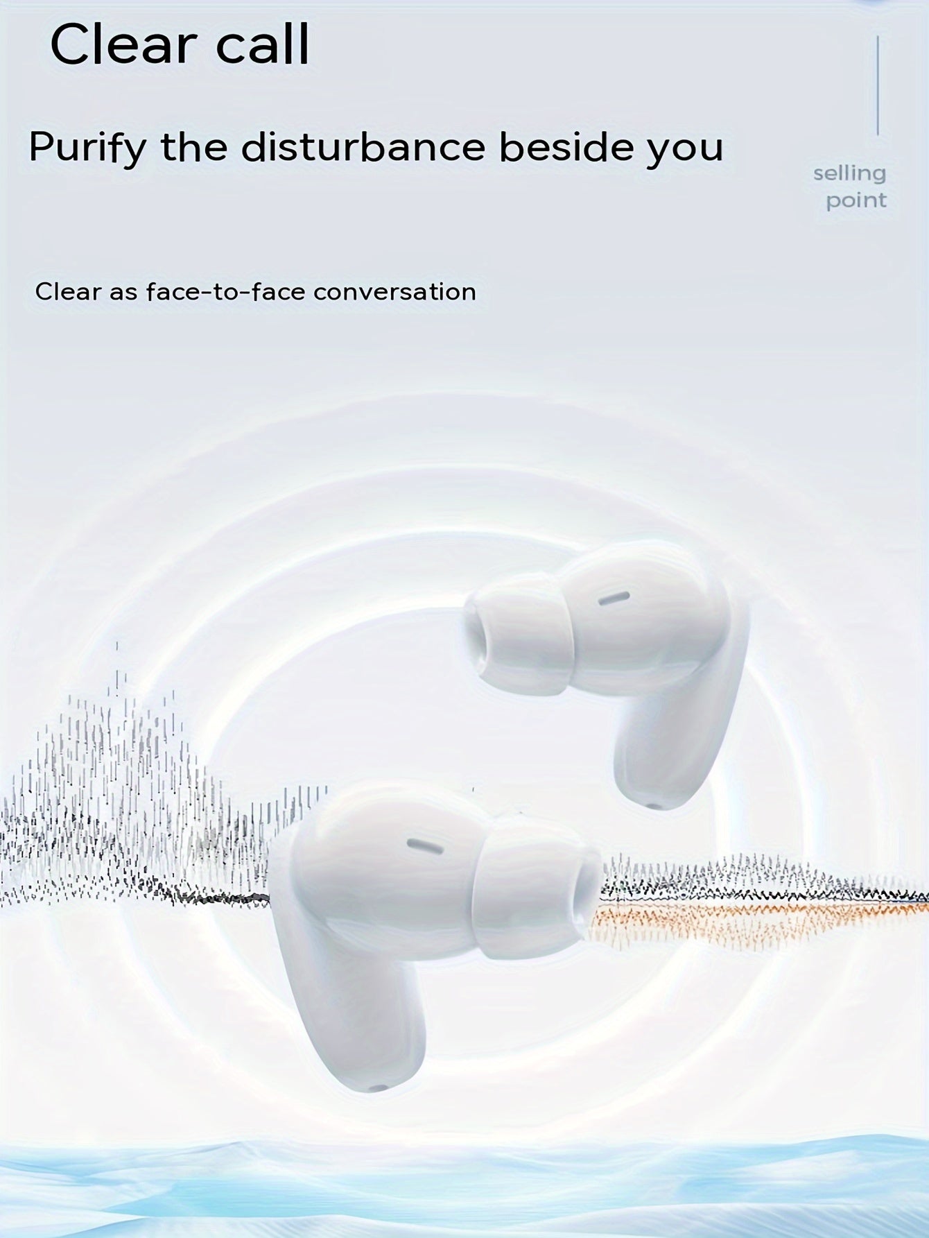 TWS Wireless Headphones Headphones Earbuds - Unrivaled true wireless freedom ergonomic design for ultimate comfort HIFI sound with Bass, ACC Stereo HD Calling and - Compatible with Android and iPhone, ideal for sports and mus