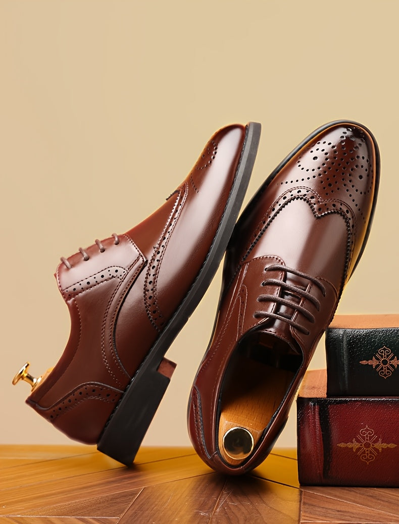 Men's Carved Business Formal Casual Shoes 6661