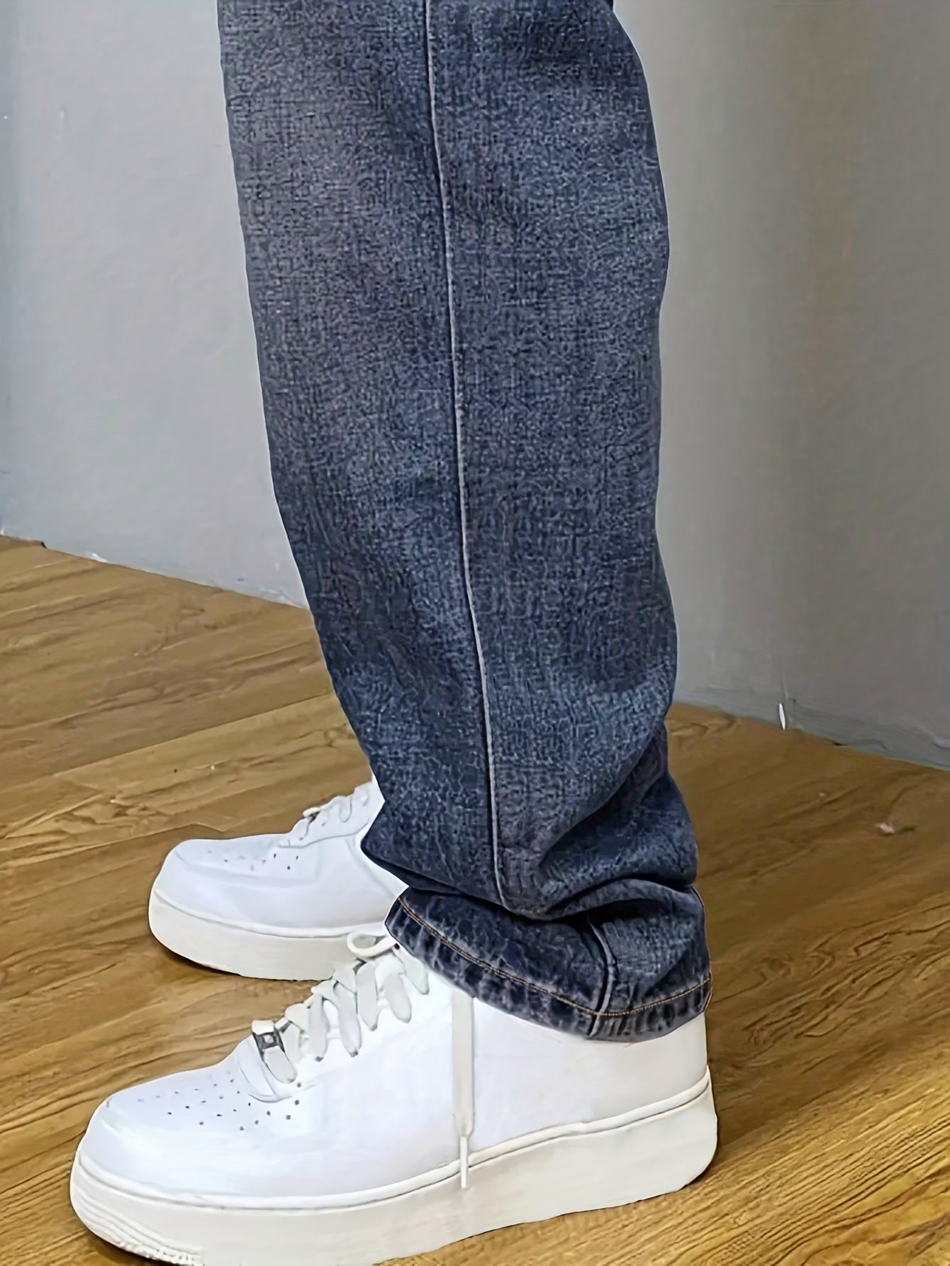 Teen Boys Casual Blue Washed Boyfriend Fit Denim Jeans