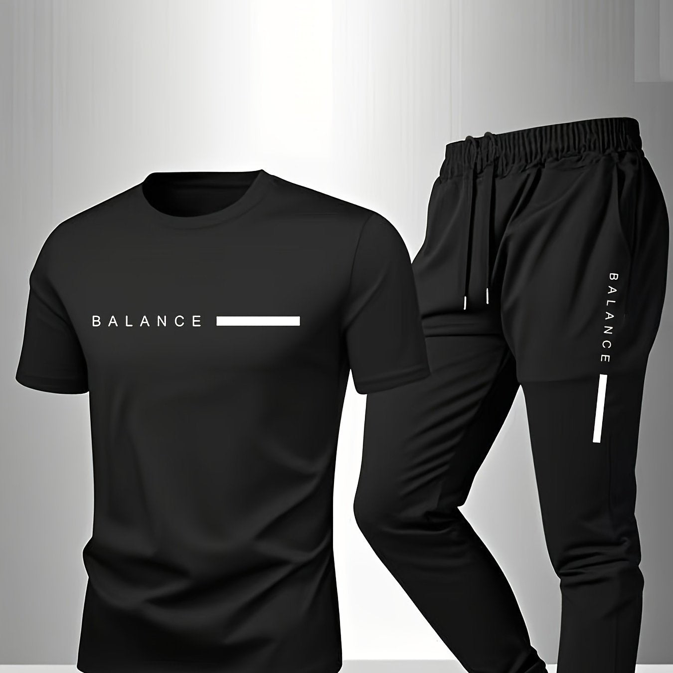 Men's Casual Set Fashion Logo Homewear Gift