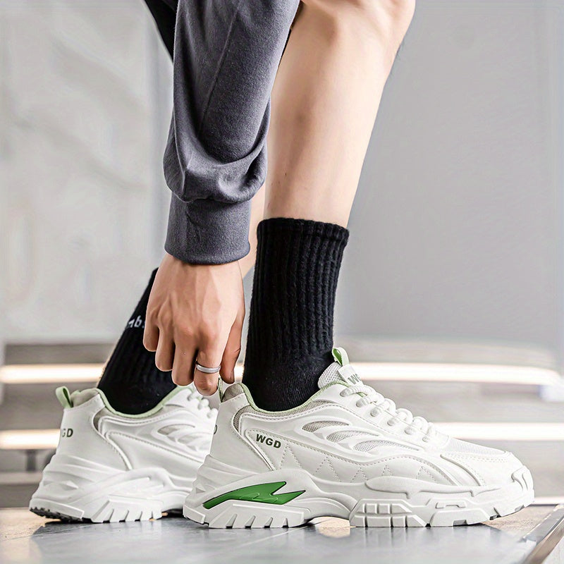 Men'S Shoes for Summer 2025, Featuring Breathable Mesh Casual Sneakers That Are Comfortable, Lightweight, And Stylish. These Platform Dad Shoes with Thick Soles Are Versatile And Available at a Special Price.