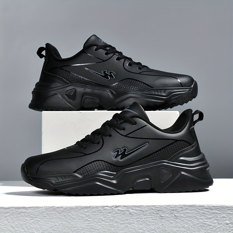 Shuangxing Men's Comfortable Sneakers - Fashionable Running Shoes with Lace-Up Closure, Breathable Fabric Lining, and Durable Sole for Every Season
