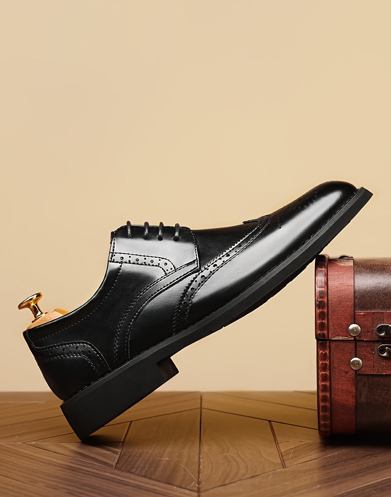Men's Carved Business Formal Casual Shoes 6661