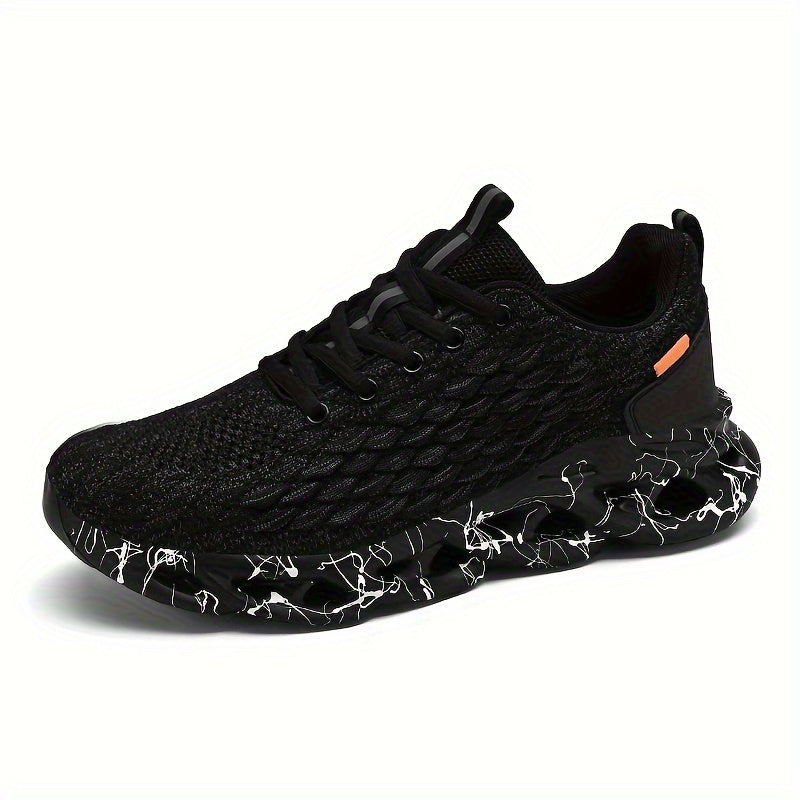 1pair Men'S Preppy Style Mid-Top Sneakers - Solid Color All-Season Casual Athletic Shoes with Lace-Up, Round Toe, Faux Upper, Fabric Inner, Rubber Sole, Fabric Insole