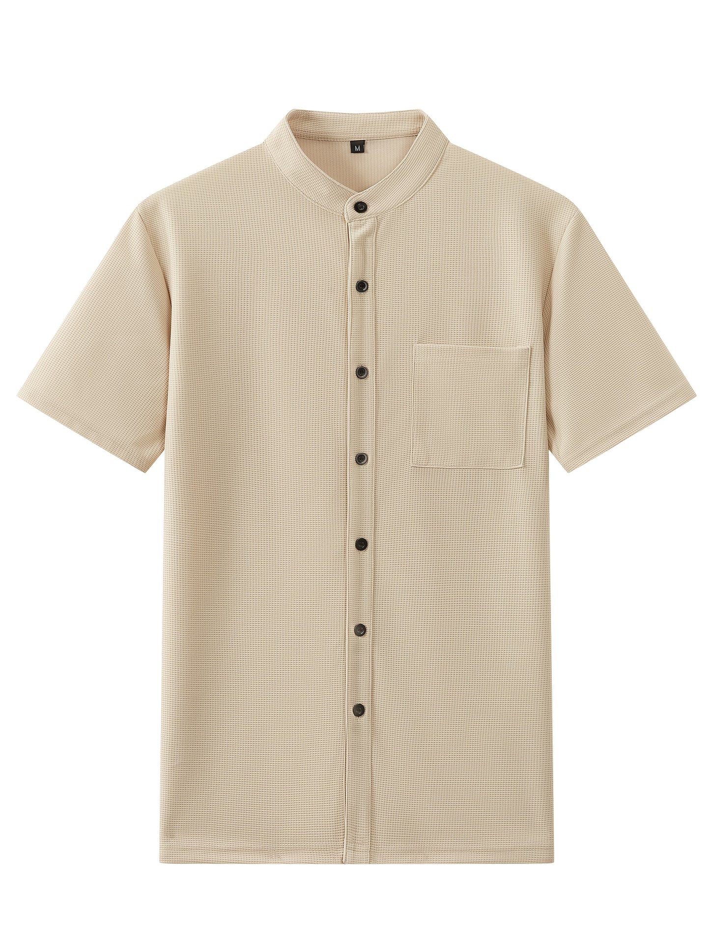 Men'S Two-Piece Set Featuring a Short-Sleeve Cardigan with Pockets And Drawstring Pocket Long Pants, Perfect for a Clean And Comfortable Summer.