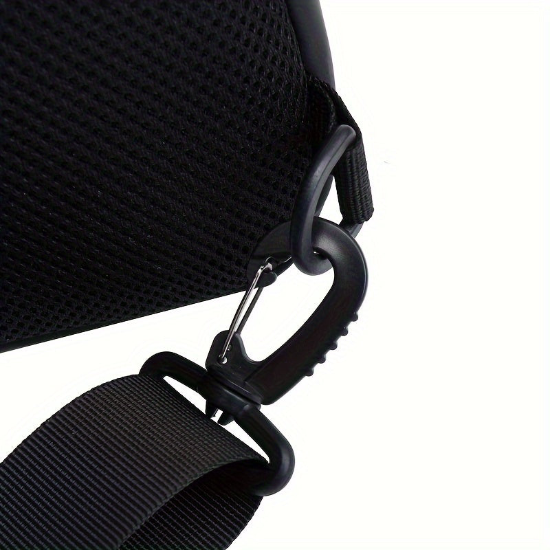 1pc CHATEK KAIAO Large Capacity PU Leather Sling Bag - Stylish Multi-Compartment Chest Bag for Travel, Business School, Black, 36.2cm x 17cm x 8cm, Travel Shoulder Bag Modern Sling Bag Durable Zipper Closure